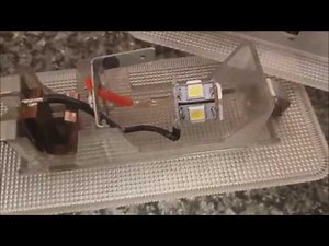 Mk 7 Ford Transit LED cab lights upgrade