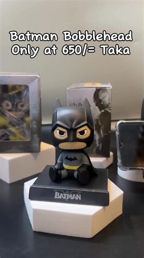 Batman Bobblehead only at 650/= Taka Each .. Size - 13 cm Suitable For Cars (We Will Provide Double Sided Stickers) Order Now .. | Plutonic