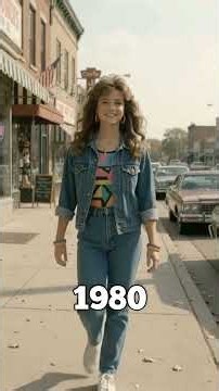 The Evolution of the Teen Girl: 1900–2030 🤯 | 130 Years in 90 Seconds #fashion #shorts #evolution