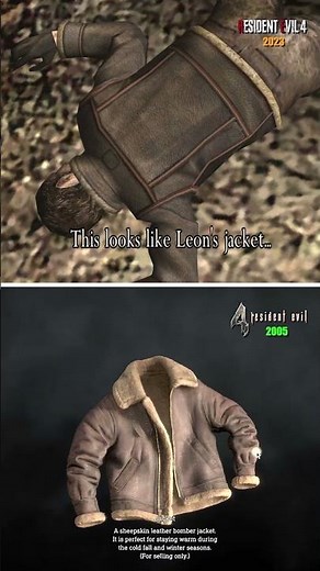 Yes... He Has Leon's Iconic Jacket Too #ResidentEvilreQuiem