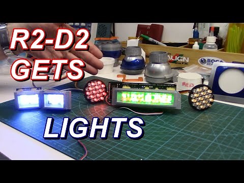 R2-D2 Dome Lights - Teeces Kit, Diffusers & Holo Projector Assemblies