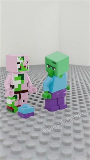 LEGO Zombified Piglin & Zombie Villager