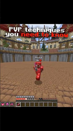 PVP Techniques you need to know #minecraft