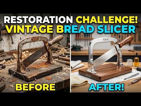 Restoring a Rusty 1950s Bread Slicer | Satisfying Transformation |Bread Slicer Restoration (RAADVAD)