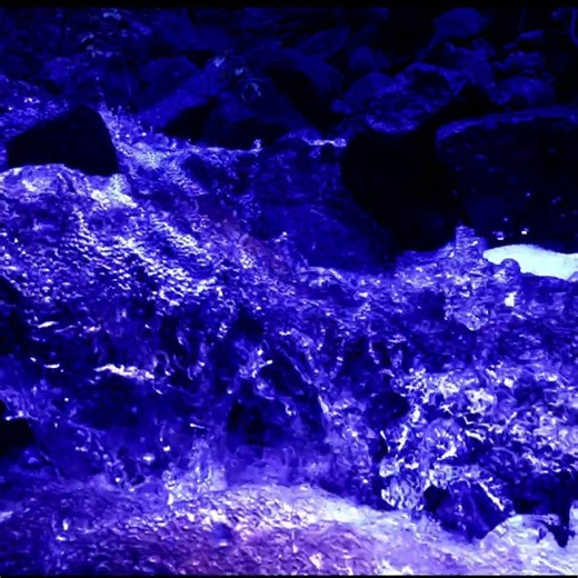 🌙 4K Relaxing 💙 Dreamy Blue Mountain Stream 🌊 Relaxing Water Sounds #Shorts