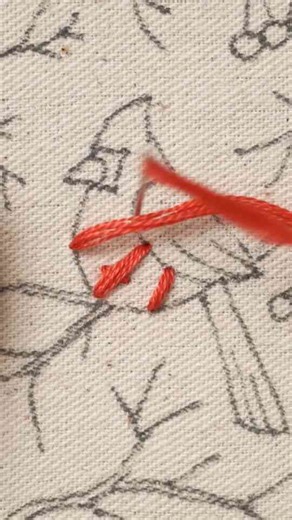 Creating a Beautiful Embroidered Cardinal Design