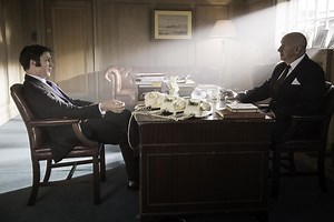 In this clip from Dave Allen At Peace, the Irish comedian Dave Allen (Aidan Gillen) turns down a 7pm prime time slot from BBC executive Lew Grade (Simon Day). Dave Allen At Peace is on BBC1 on Monday 2nd April at 9pm. Find out more: https://www.comedy.co.uk/tv/dave_allen_at_peace/ | British Comedy Guide