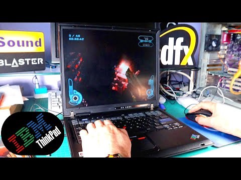 IBM's last ever laptop! The Thinkpad T43!