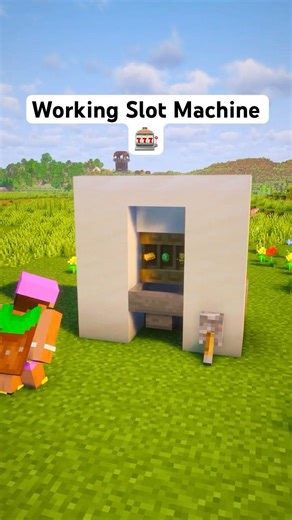 Working Slot Machine 🎰 #minecraft