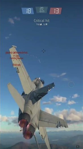Nice Bullet Hell kill #military #warthunder #gaming #trickshots #plane #jets #cool