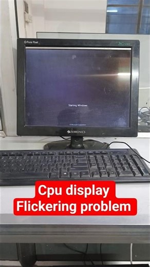 cpu display #flickering #displayproblem #cpu