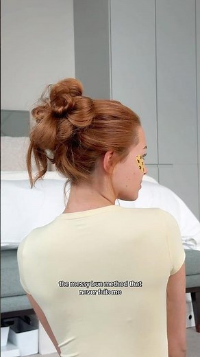 easy 5 minute messy bun