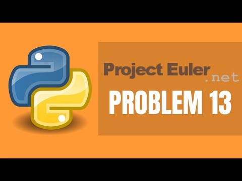 Project Euler Problem 13 Python