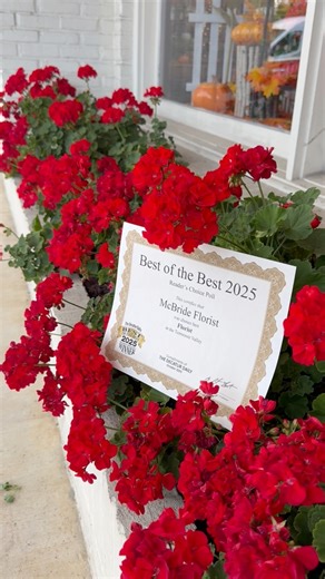 We are incredibly honored to serve this amazing community! | McBride Florist Decatur