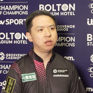 12K views · 294 reactions | Glorious on the table, humble in victory  Xiao Guodong is flowing with confidence at the Grosvenor Sport #ChampofChamps | Champion of Champions Snooker | Facebook