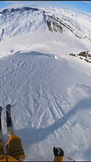 Another Steep Ramp in Valdez, Alaska, Last Week! We punched out for a short weather window, skied 4 incredible runs, and headed home. Can't wait to see how the range has transformed when it clears 🌞. Thanks, Alaska! 🏄‍♂️ Miles Clark 🎿 Meier Skis 🧥 Elevenate 🧤 LEKI USA 🦶 Intuition Liners #valdez #powder #snow #mountains #ak #chugach #biglines #aklife #winter #backcountry #skiing #snowboarding #heliskiing | SnowBrains