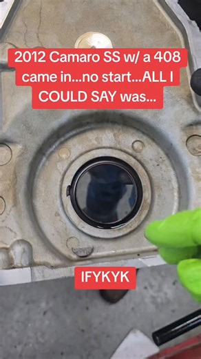 SheMechanic ®️ on Instagram: "Found your key! No wonder nothing is spinning!!! #Crank #Key #Atlanta #Camaro #Chevy"