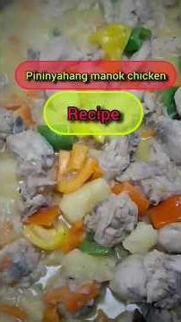 pininyahang manok chicken recipe