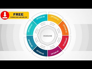 Create 8 Options Infographic Slide in PowerPoint Tutorial 882