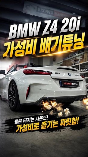 BMW Z4 20i Cost-Effective Exhaust Tuning! Matched the custom end with black square dual tips, and...