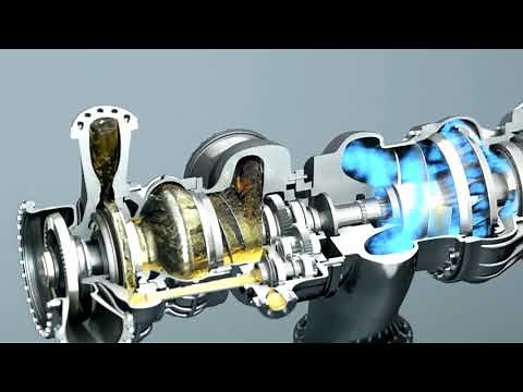 The operation of the turbopump unit of rocket engine