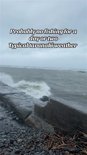 Typical Taranaki Weather Disrupts Fishing Plans