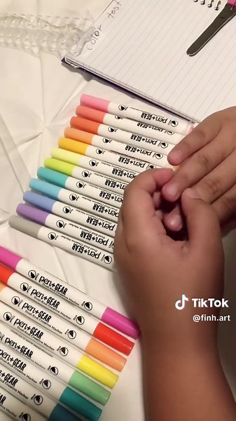 Testing out new markers from Walmart #markers #colors #drawing #artbook #unboxing #review #walmart #asmr #fyp