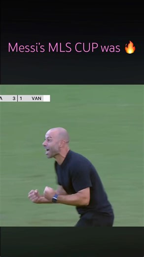 Messi’s MLS Cup game was🔥