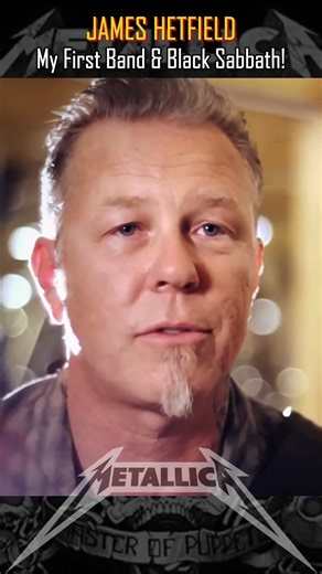 HETFIELD: My First Band & Black Sabbath! #jameshetfield #metallica #guitarist #rocknroll