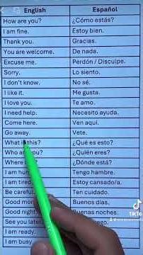 Learn Spanish in just 30 seconds! 🇪🇸🔥