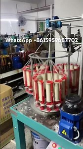 High-speed braiding machines for all rope production. Contact us for details.