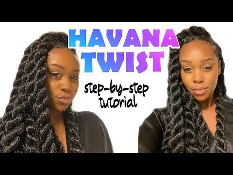 How-to: HAVANA TWIST on 4c Natural Hair | JUMBO SENEGALESE TWIST