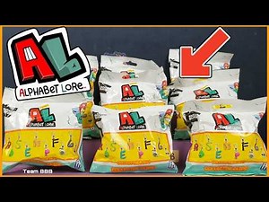 ALPHABET LORE BLIND BAGS! Mystery Keychain mini figures unboxing