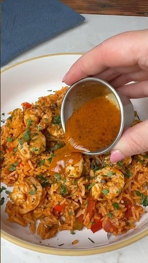 Easy Cajun Shrimp & Rice #recipe #dinnerrecipe #easyrecipe