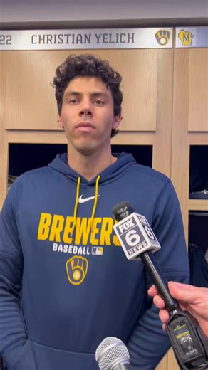 Christian Yelich on the way the Brewers went from no hits to a win: “You feel like you kind of stole one a little bit.”