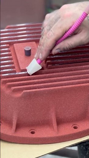 HOW TO: Two color POWDER COATING #howto #youtubeshorts