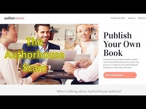 The Authorhouse Scam