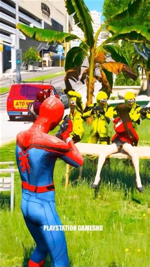 GTA V Spider-Man Saves His Girlfriend Ep-044 #shorts #gta5 #spiderman