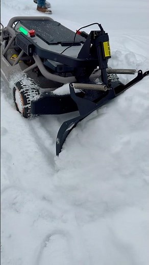 Ready for All Weather with my RC Mower Converted to Snow Plow! Makes Life So Much Easier!