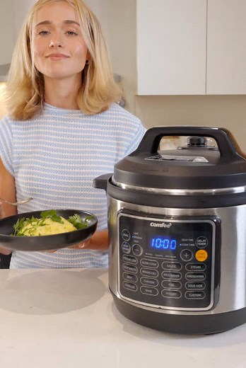 Creamy risotto without the stirring? YES PLEASE🙌#comfee #comfeeishowifeel #pressurecooker #comfeepressurecooker