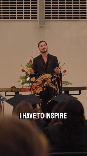 72K views · 1.1K reactions | Had the great honor to speak with the graduating class at @chapmanu ❤️ what an accomplishment it is to finish something that you’ve started, “the kids are alright!” Thank you for having me, and thank you Dean Gail Stearns for having me be a part of their spiritual send off. | Valentin Chmerkovskiy | Facebook