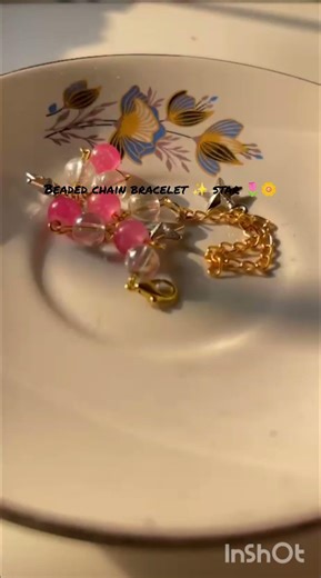 beaded chain bracelet ✨️ star 🌷 🌼 made in home 🌷 ✨️