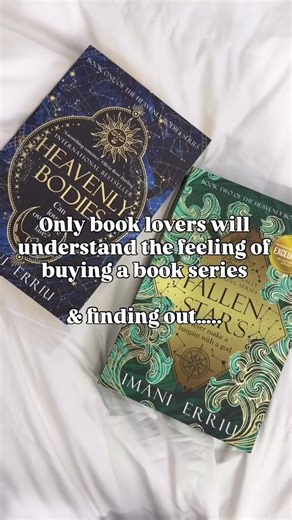 This was a very frustrating realization but I really wanted both books when I went to B&N- my husband didn’t understand why I cared 🙄🙄 I knew my fellow book lovers would understand me 🥹🫠 #booktok #reading #bookgirl #heavenlybodies