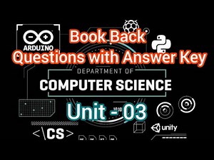 TN PG-TRB Computer Instructor Grade I - EXAM PREPARATION | Unit 03 - Book Back Q & A ( HSC )