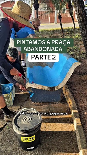 PARTE 2 Pintamos a praça abandonada | no graffiti in abandoned places