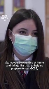 "We don't feel like we need an extended holiday" 📚 Schools across Northern Ireland closed on Monday as part of new restrictions aimed at curbing the spread of Covid-19. https://bbc.in/3lUM34K | BBC News NI