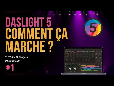 Tutoriel Français sur Daslight 5 | Page Setup