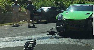 Lizard Green Porsche 911 GT3 RS Wrecked After Nurburgring Crash | Carscoops
