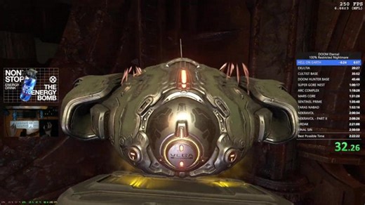 DOOM Eternal 100% Restricted Nightmare Speedrun