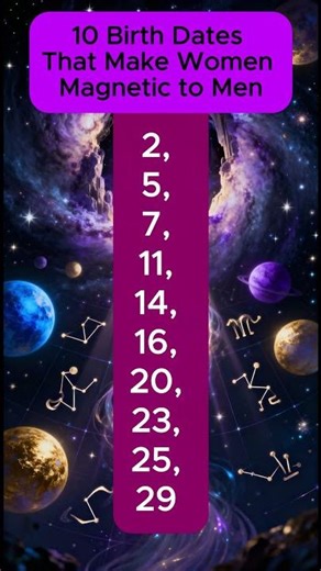 10 Birth Dates That Make Women Magnetic to Men